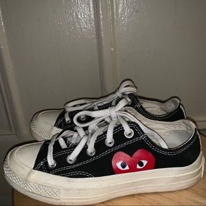 Converse comme des garcons black sneakers